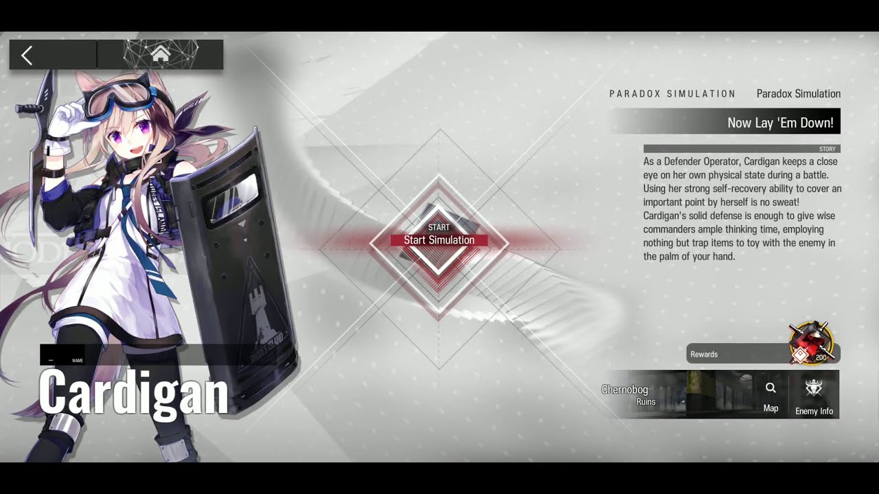 Cardigan- Paradox simulation | Now Lay 'Em Down! |【Arknights】