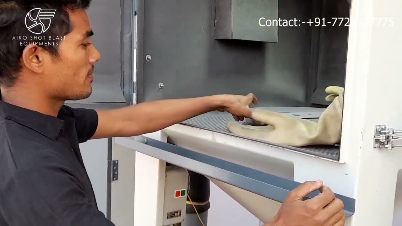 Stone Texturing Blasting Machine | Grit Blasting Cabinet | Shot Blast Cabinet - Mild Steel, Casting