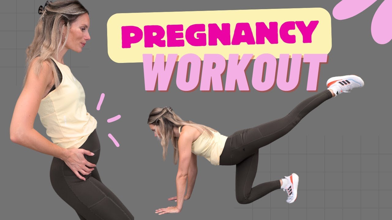 20 MIN SCHWANGERSCHAFT WORKOUT 💪🏻🤰🏼 prenatal Ganzkörper Training für alle Trimester!