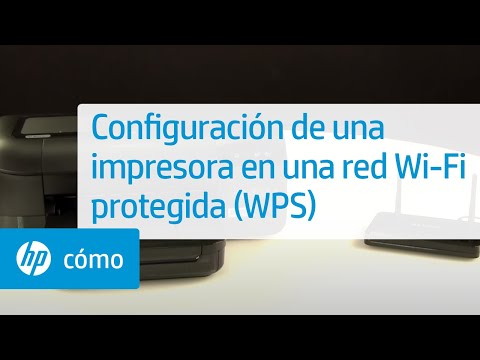 Configuración de una impresora en una red Wi-Fi protegida (WPS) | HP Computers | HP