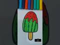 Watermelon🍉 Art || Satisfying Art 🤤🤤 || How satisfying art look like!!!????? #shorts