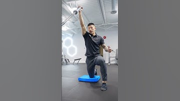 Half Kneeling Single Arm Landmine PRess