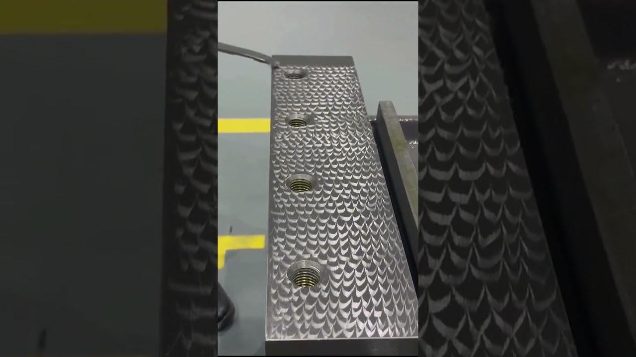 Incredible Surface Finish Using CNC Milling | Fish Scale Pattern Machining