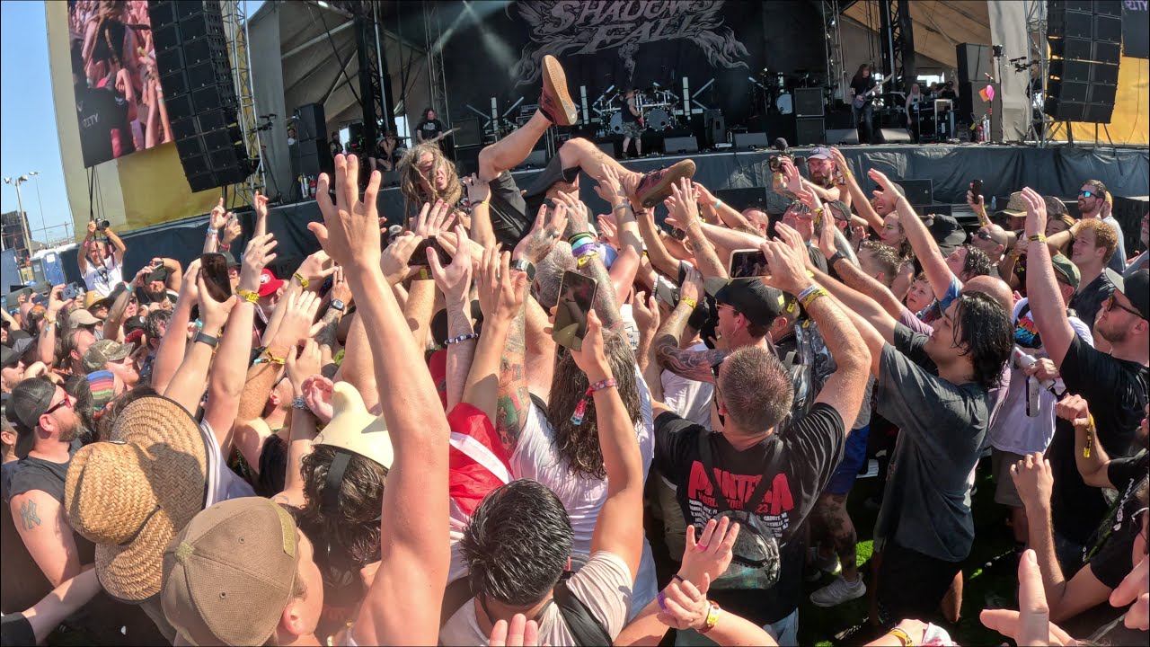 Shadows Fall Live @ Welcome to Rockville 2024 Pit Cam 05-09-2024 Day 1 ...