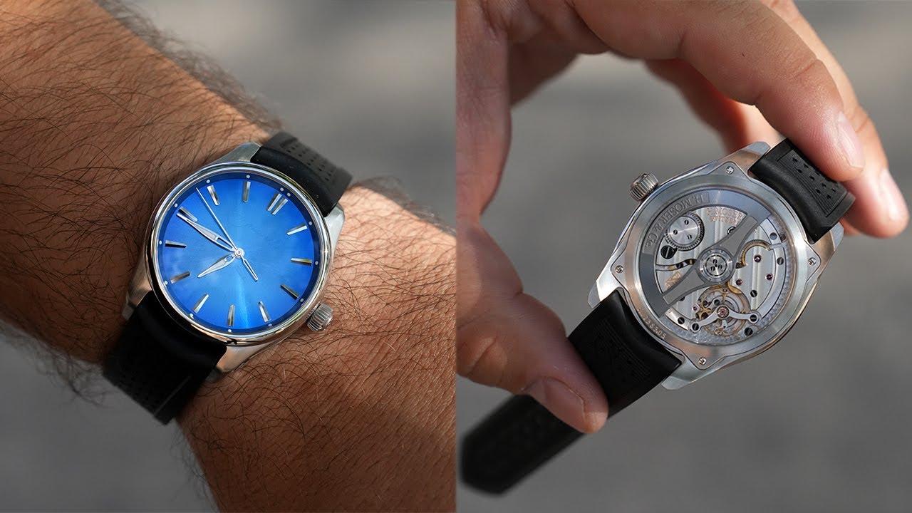 The most beautiful blue dial in existence - Moser Arctic Blue
