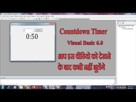 Create Countdown Timer : Visual basic 6.0 Basic