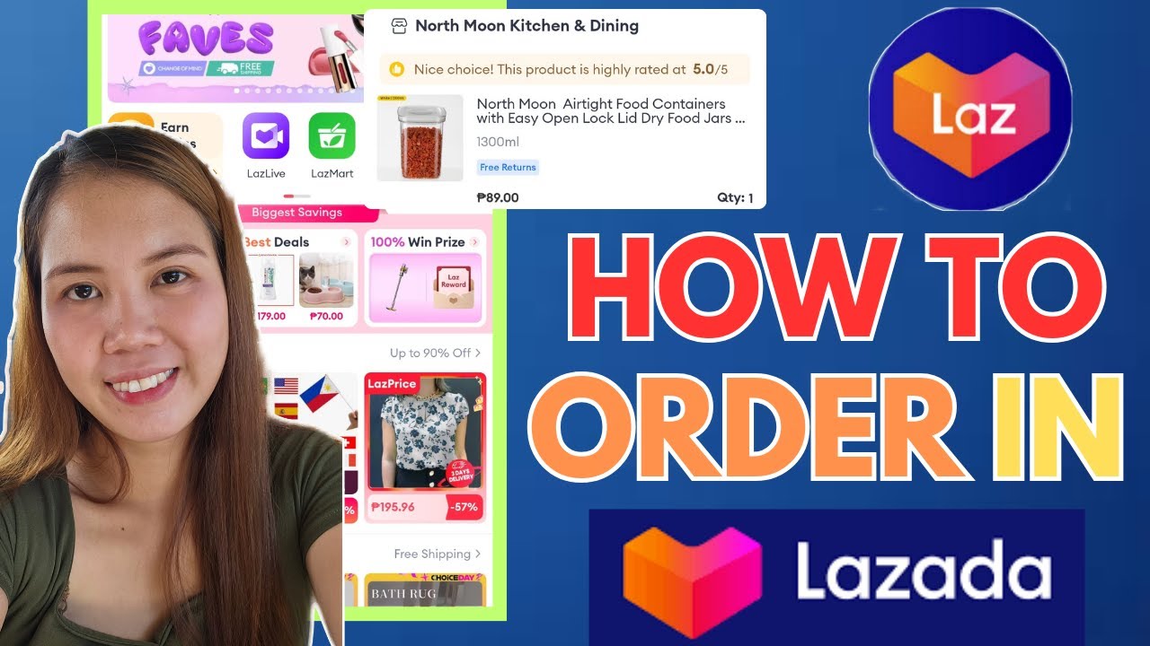 HOW TO ORDER IN LAZADA APP FOR BEGGINERS 2024 | STEP BY STEP TUTORIAL