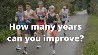 How many years can you improve in the marathon, parkrun or running in general ?