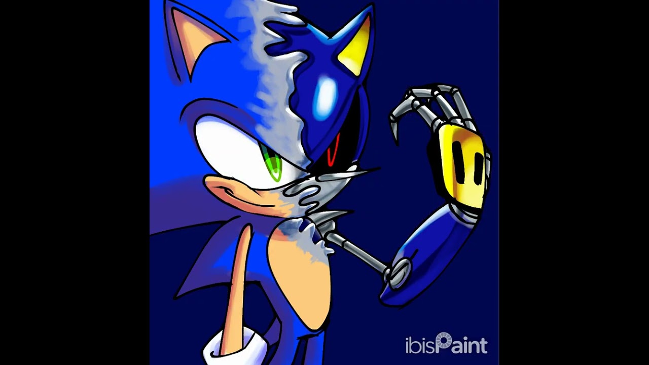 sonic the hedgehog and metal sonic speedpaint 