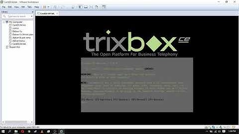 How to Install Trixbox In VMware