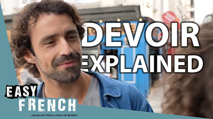 How to Use Devoir in French: Real Life Examples | Super Easy French 193