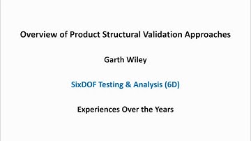 Product Structural Validation - Overview