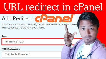 How to Create a URL Redirect from cPanel | 301 Redirect URL