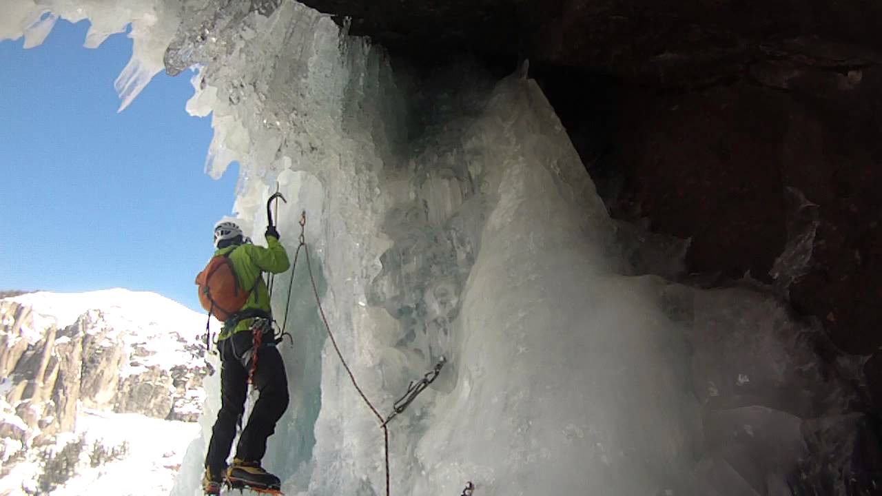 Ice Climbing Bridal Veil Falls Telluride Colorado February 14 Youtube