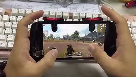 Mobile Gaming Trigger Controller L1 R1 Fire Buttons for PUBG and Free Fire - Red (1 Pair/2 pieces)