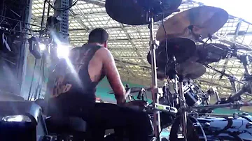 SLAYER DRUM CAM FOOTAGE, SEASONS IN THE ABYSS - SOUNDWAVE FESTIVAL '13