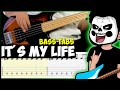 Bon Jovi - It&#39;s My Life Bass Cover (+ Tab) | Dotti Brothers #basscover #bass #tabs