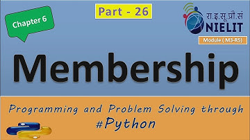 #26 #olevel #ALevel #Chapter6 #function membership operator on #string in hindi with example