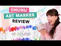 Honest Review of the Ohuhu Water-Based Double-Ended Art Markers (What's That Pen?)