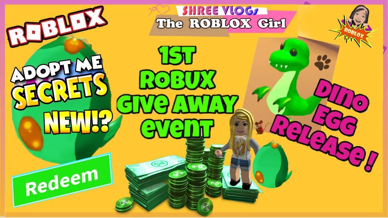 Adopt Me Dino Egg Release Date Final Dino Egg Mega Robux Giveaway Event Youtube - dino bakery roblox