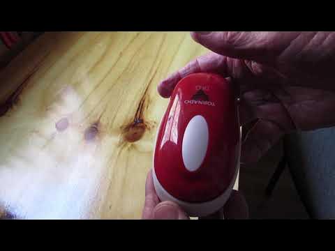 How to replace batteries in a Tornado can opener 