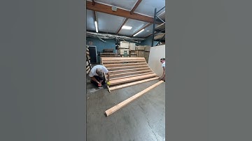 Build a quarter pipe in less than an hour‼️🔨 #ramp #miniramp #skateboarding #skateramp #quarterpipe