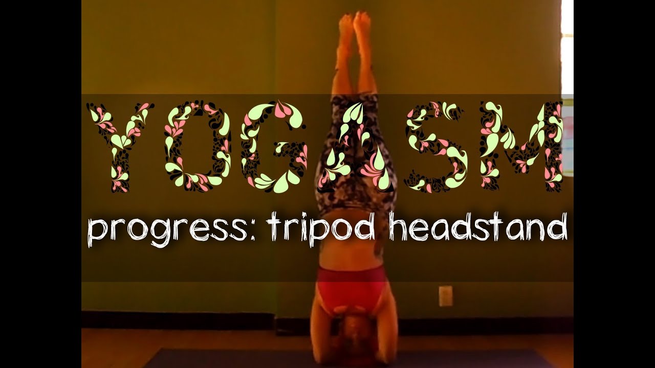 Progress Tripod Headstand from WideLegged Forward Fold YouTube