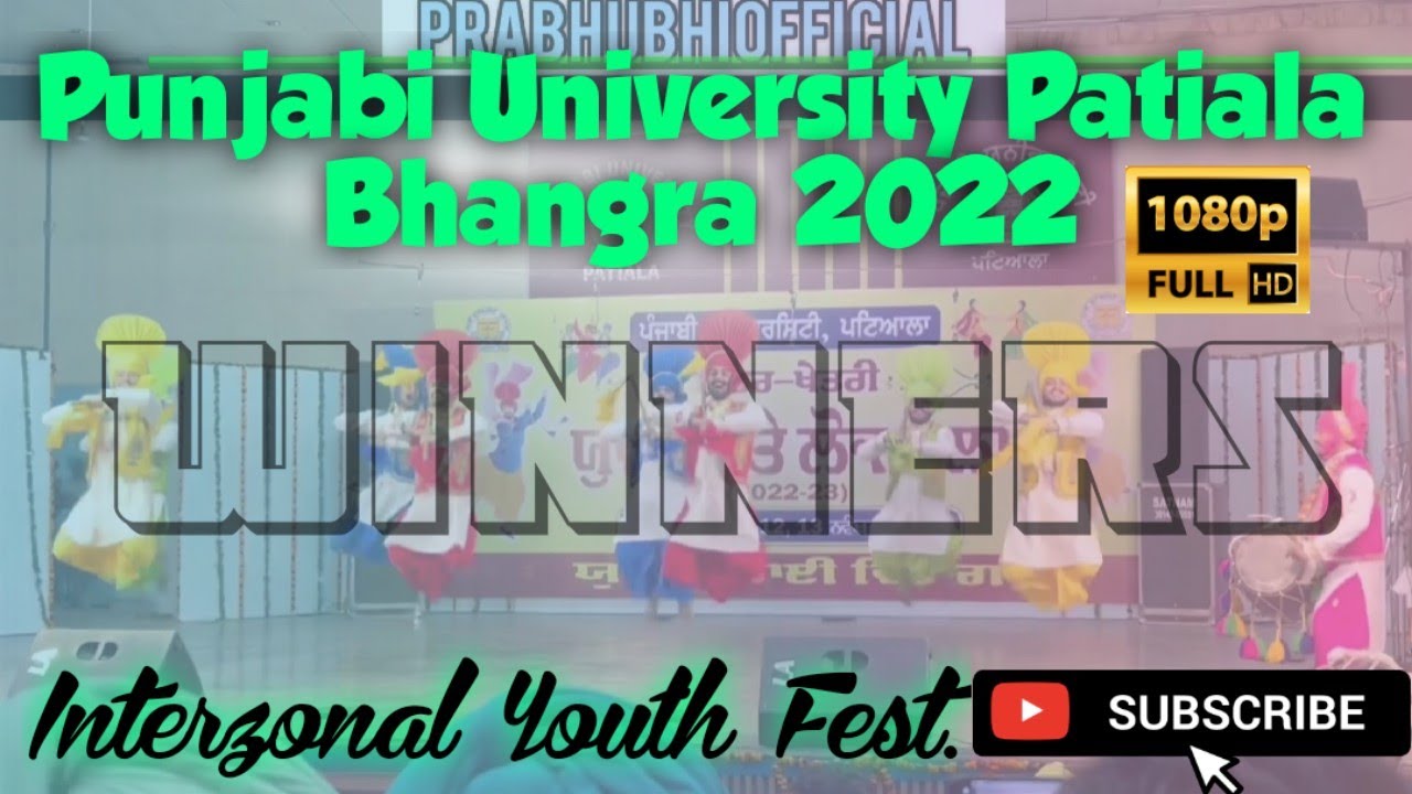winners-punjabi-university-patiala-bhangra-2022-youtube