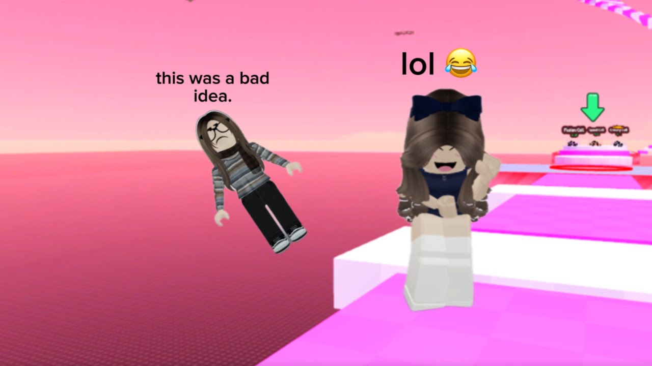 44 seconds of my mom falling… AND RAGING in roblox | valentines day ...