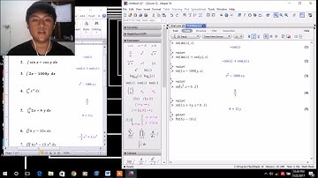 Cara mengerjakan soal integral dengan menggunakan aplikasi maple #trumtlp2