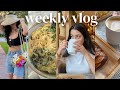 WEEKLY VLOG IN MIAMI ♡| plant based food, Glossier haul, &amp; relaxing in the sun