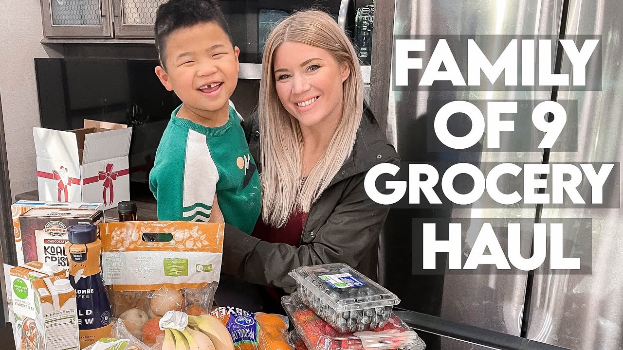 GROCERY HAUL for Family of 9 😳 RV Life