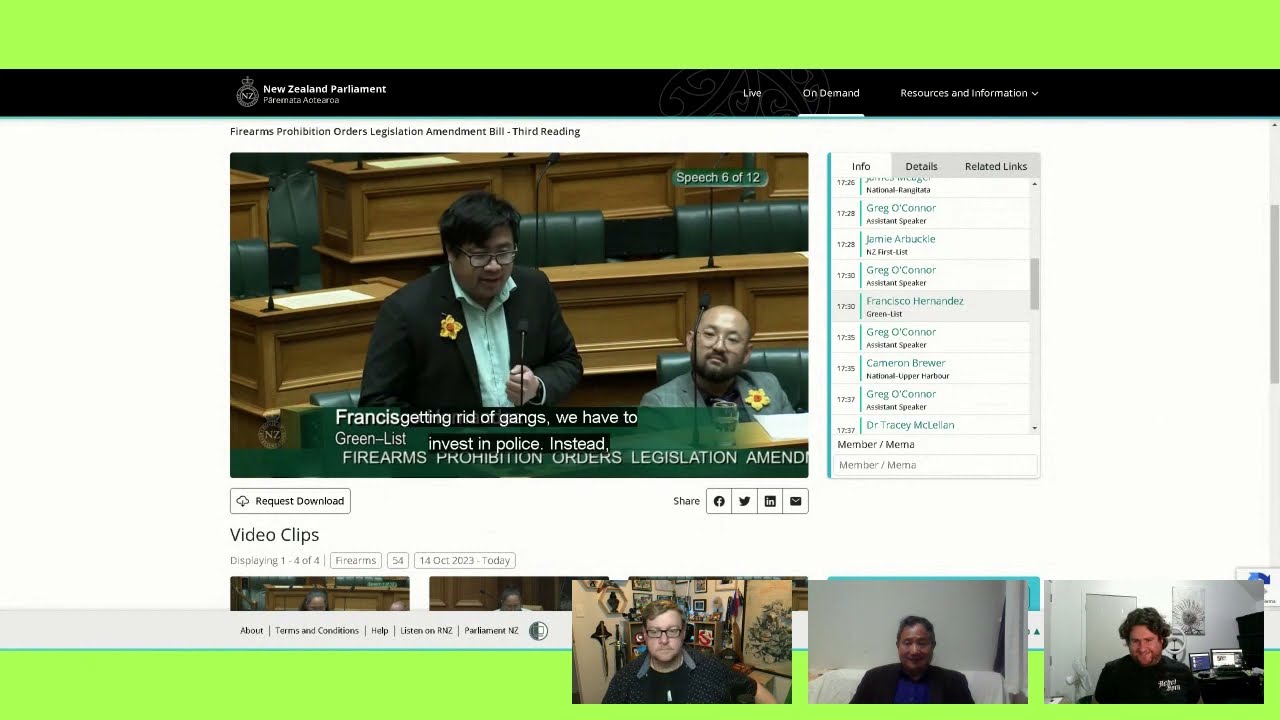 Francisco Hernandez on the Firearms Prohibition Orders Legislation Amendment Bill - Third Reading