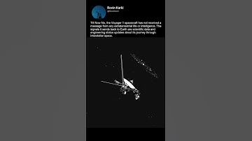 Did voyager 1 receive a message from space?