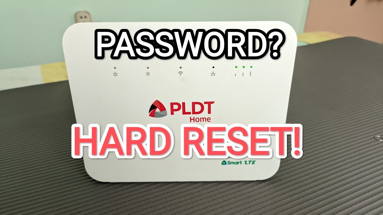 RESET PLDT HOME/SMART MODEM - YouTube