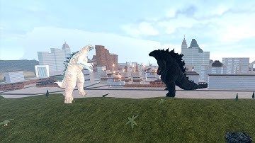 Frostbite Godzilla Vs Godzilla 2021   Roblox Kaiju Universe