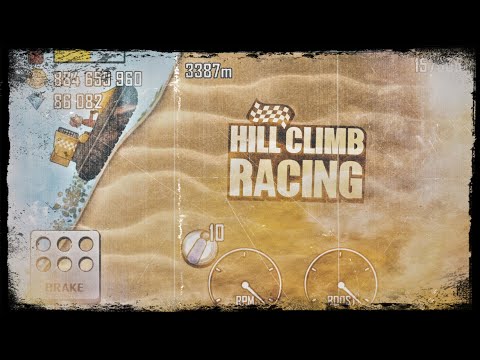 Hill Climb Racing: Hovercraft & Beach 3550m