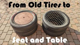 DIY Outdoor Furniture from Old Tires