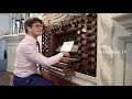 The 1728 trost organ in waltershausen germany  blint karosi  demonstration of stops