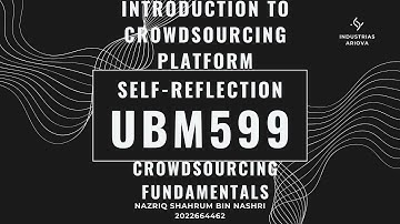 UBM599 DIGITAL WORKFORCE - SELF REFLECTION REPORT (NAZRIQ SHAHRUM)