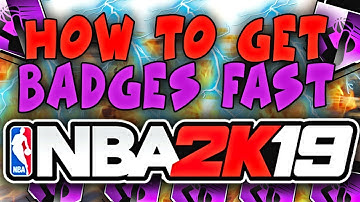 HOW TO GET BADGES FAST IN NBA 2K19 … METHOD I USED