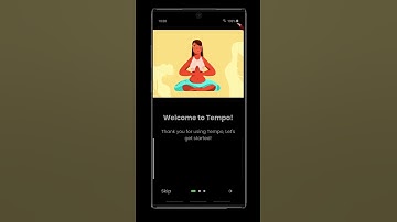 Tempo Breathing and Meditation app, Onboarding Demo 1