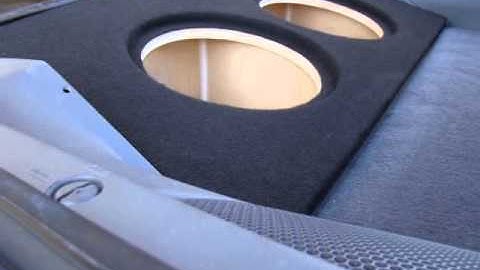 Zenclosures.com 1993-2003 Camaro - Firebird - Trans Am Subwoofer Box with Recessed Face