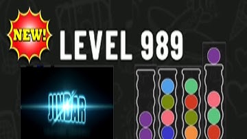 Ball Sort Puzzle Level 989