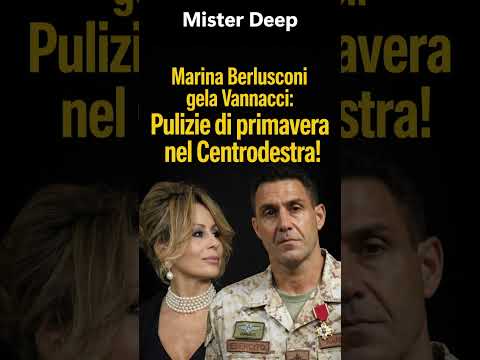 Video Marina Berlusconi gela Vannacci: Pulizie di primavera nel Centrodestra! #shorts