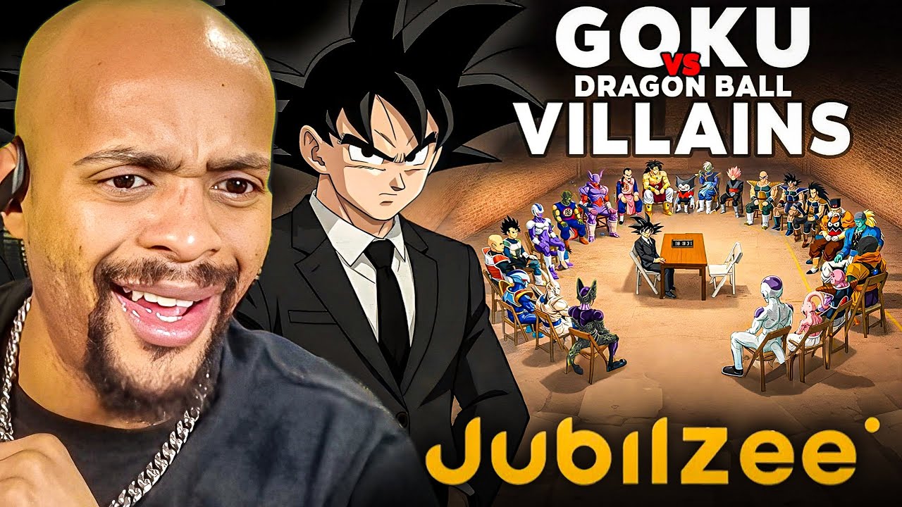 GOKU MEETS THE VILLAINS?! | Goku VS 20 Villains (Jubilee Parody) *REACTION*