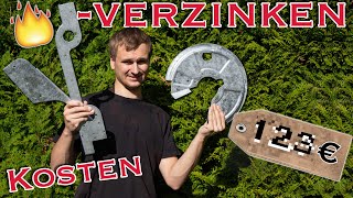 Feuerverzinkung Kosten, Vorbereitung, Lackieren Verzinken Ammoniak-Netzmittelwäsche