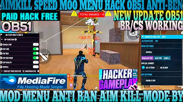 OB51 HACK ✅ Free Fire Headshot Hack 👽 Free fire Mod Menu Apk Autokill + fly Hack FF Panel Hack ✅❤️💯