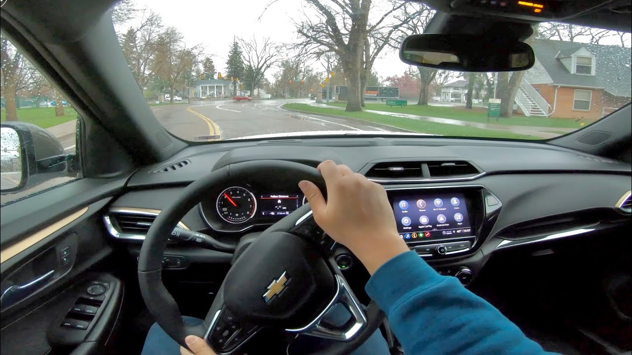2021 Chevy Trailblazer 1.3L ACTIV POV City Drive On A Rainy Day (ASMR)