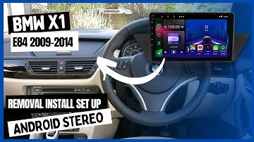 How to Remove Radio BMW X1 E84 2009-2014 Android Car Stereo Install